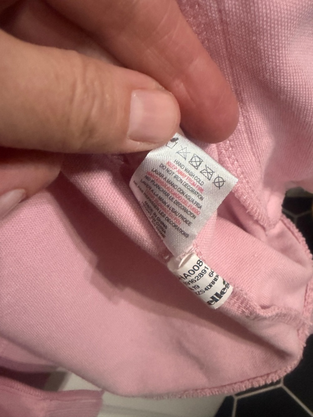 Great Condition Men’s L Ellesse Pink Track Jacket with Sky Blue Stripes. Tennis - Picture 10 of 12